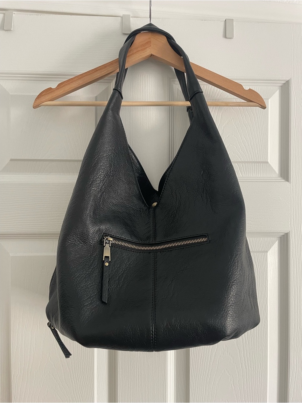 Antik Kraft Classic Black Hobo Bag